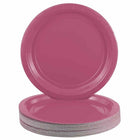 JAM Paper Round Paper Party Plates - Medium - 9 Inch - Fuchsia Pink - 50 Pack-Size: 9" Medium | Perfect size for lunch, dinner & appetizers.