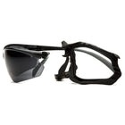 Pyramex Proximity Safety Eyewear Glasses, Dark Grey H2MAX AntiFog, 6 Pack-Scratch resistant polycarbonate lens with black frame