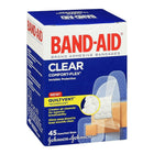 BAND-AID Brand COMFORT-FLEX Clear Bandages, Assorted, 45 Pack-45 assorted bandages per box