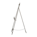 Futech E001 Iron Easel, 55" x 14" x 24", Copper-Adjustable clamp holds your 
frame in perfect position