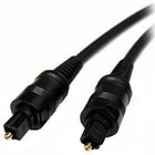 Electronic Master 6' Toslink Optical Audio Cable, 1.6" x 6.3" x 9.5", Black-Cost-effective high quality cables deliver all the sound performance your system