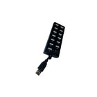 MMNOX UH045 13-Port 2.0 USB Hub with Switch, Black-13-port USB hub