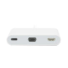 Phoenix USB-C to HDMI, VGA, USB3.0 x 2 Multiport Adapter, ABS Housing-Data transferring speed up to 5Gbps