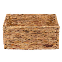 Gry Mattr Woven Basket - Large 11.75"L x 17.25"W x 8"D - Natural-Large sized storage basket