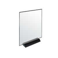 Azar Acrylic Frame Sign Holder On Weighted Black Base, 8.5" x 11", 2 Pack (108802)-Sign Holder
