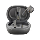 HP Poly Voyager Free 60+ UC M Earbuds with Touchscreen Charge Case and USB-C Adapter - Carbon Black-Go all day without realizing you are wearing them with 3 conical-shaped ear tips designed for maximum comfort