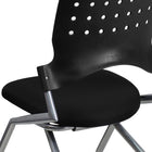 Flash Furniture Galaxy Mobile Nesting Chair with Black Fabric Seat-CA117 Fire Retardant Foam