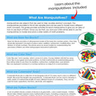 Hand2Mind Take-Home Manipulative Kit - Grades K-2 - Multicolor-Products designed to enhance learning in the classroom and the world around us, we strive to find new ways to encourage hands-on exploration and discovery.