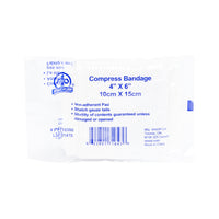 Wasip Compress Bandage - 4" x 6"-Highly absorbent, non-adherent pad will not stick to the skin surface or wound