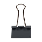 JAM Paper Binder Clips, Medium, Grey, 15 Pack-Grey Plastic