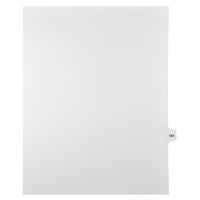 Mark Maker Legal Tabs - Letter Size - White - 1/15th cut - 25 tabs per package - 5 packages Pack - Number 131-White Single Tabs