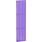 Azar Displays 60" x 13.5" Pegboard 1-Sided Wall Panel, Translucent Purple, 2 Pack-For use with flat surface