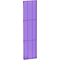 Azar Displays 60" x 13.5" Pegboard 1-Sided Wall Panel, Translucent Purple, 2 Pack-For use with flat surface