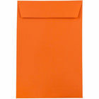 JAM Paper 6 x 9 Open End Catalogue Coloured Envelopes, Orange Recycled, 250 Pack-Orange