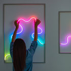 Twinkly Flex 10' Multicolour Light Tube with White Wire-Twinkly App free for iOS and Android on mobile and tablet