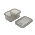 Minimal Silicone Bento Lunch Box - Grey - 900ml - Set of 2-Steam release valve