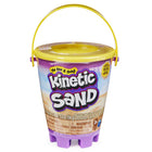 Kinetic Sand Mini Beach Pail Container - 6.5 oz - Natural Sand-6.5 oz Kinetic Sand beach sand: Open the pail to discover 6.5oz of Kinetic Sand Beach Sand! It feels just like real beach sand, but sticks to itself, leaving hands completely dry! Mold bricks with the lid’s built-in mold!