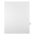 Mark Maker Legal Exhibit Index Tab White Single Tabs, 1/15th Cut, Letter Size, No Holes, Number 26, 25 Pack-White Single Tabs, 1/15th Cut