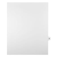 Mark Maker Legal Exhibit Index Tab White Single Tabs, 1/15th Cut, Letter Size, No Holes, Number 26, 25 Pack-White Single Tabs, 1/15th Cut