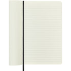 Moleskine Notebook - Large - Ruled/Plain - Soft Cover - 5" x 8.25" - Black-Acid-free ivory paper