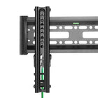 Futech TVW006 TV Wall Mounts, 9-1/2" x 12-3/4" x 2", Black-Solid heavy-gauge cold steel construction