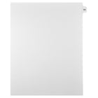 Mark Maker Legal Tabs - Letter Size - White - 1/15th cut - 25 tabs per package - 5 packages Pack - Number 151-White Single Tabs