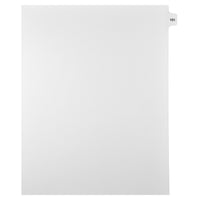 Mark Maker Legal Tabs - Letter Size - White - 1/15th cut - 25 tabs per package - 5 packages Pack - Number 151-White Single Tabs