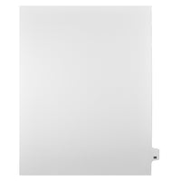 Mark Maker Legal Tabs - Letter Size - White - 1/25th cut - 25 tabs per package - 5 packages Pack - Number 98-White Single Tabs