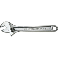 Crescent Crescent Adjustable Wrenches - 4" L - 1/2" Max Width - Chrome - 3 Pack-Finish Chrome