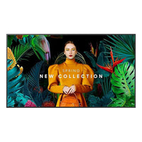 Samsung QBC Series 43" 4K UHD Smart Signage Display-The bezels are consistent and even on all four sides of the display, with the same thickness and dimensions. The new even bezel design prevents any visual issues from arising when the display is adjusted to portrait mode.