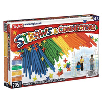 Roylco Straws And Connector, K - 3-Type: Straws and connector