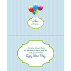 Rosedale Greeting Card, Happy Birthday, Balloons-Card shop quality greeting cards