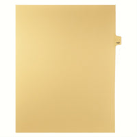 Mark Maker Legal Tabs - Letter Size - Buff - 1/25th cut - 25 tabs per package - 5 packages Pack - Number 107-Buff Single Tabs
