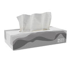 Pacific Blue Basic 2-Ply Facial Tissue Flat Box - 30 Pack-Bulk 2-ply facial tissue that’s budget-friendly for facilities of all sizes