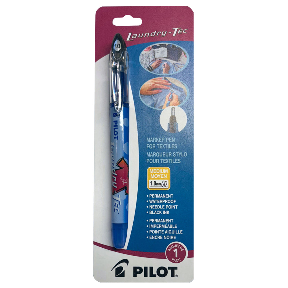 Pilot Laundry-Tec Permanent Fabric Marker Pen Medium Tip