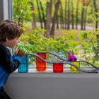 MAGNA-TILES Downhill Duo 40-Piece Magnetic Construction Set-What Makes It Unique: Includes Ramps, Dasher vehicles, Figures, Finish Line Rectangles and popular Road pieces, providing an easy, child-led way to introduce exciting action and STEAM learning to play time