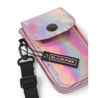Blackpink Shine On Collection - Phone & Small Accessories Bag - Pink (MOB9110BP)-Detachable rubberized Blackpink charm