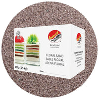 Sandtastik Floral Coloured Sand, 10 lb (4.5 kg) Box, Light Grey-Coarse grain with natural sparkle throughout