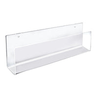 Azar Wall Mount Acrylic Holder - 16" W - 2 Pack-Sold in Packs of: 2