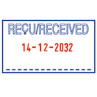 Trodat 4750 Self-Inking Dater - Recu/Received and Date-Built for everyday use with an eco friendly design
