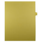 Mark Maker Legal Exhibit Index Tab Buff Single Tabs, 1/25th Cut, Letter Size, No Holes, Number 8, 25 Pack-Buff Single Tabs, 1/25th Cut
