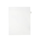 Mark Maker Legal Exhibit Index Tab White Single Tabs, 1/26th Cut, Letter Size, No Holes, Letter E, 25 Pack-White Single Tabs, 1/26th Cut