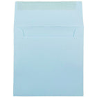 JAM Paper 7.5" x 7.5" Square Envelopes, Baby Blue, 25 Pack (21514973)-Blue paper envelopes
