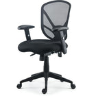 Staples Berwood Mesh/Fabric Task Chair-Height-adjustable arms with soft polyurethane pads