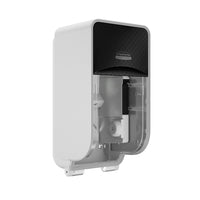 Kimberly-Clark Professional ICON Coreless Standard Roll Toilet Paper Dispenser 2 Roll Vertical - Black Mosaic Design Faceplate-1 Dispenser and 1 Black Mosaic Design Faceplate per Case
