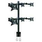 TygerClaw Six-Arm Desk Mount for 6 Display, 24.4" x 27.2" x 6.7", Black-Medium size desk mount