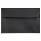 JAM Paper A8 Invitation Envelopes, 5.5 x 8.125, Black Linen Recycled , 250 Pack (64931H)-Black linen recycled envelope