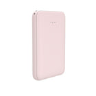Basic Tech 5000mAh Power Bank - Pink-Sleek and Compact