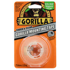Gorilla Tough & Clear Double-Sided Mounting Tape - 1" x 60"-Clear double-sided tape that mounts in an instant