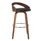 Armen Living Sonia 26" Counter-Height Bar Stool - Brown-Weight Capacity: 250 lb.